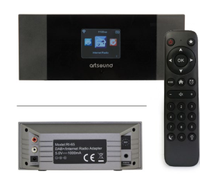 ArtSound AUDIO AUDIO2 RI65, internet radio, DAB+, FM, Spotify Connect, bluetooth, black (Unité)