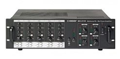 Ampli-préampli 5 entrées, 4 x 120 W, 4-8 Ohms, 70/100V, 230V, 19"3U MA-4120 RONDSON