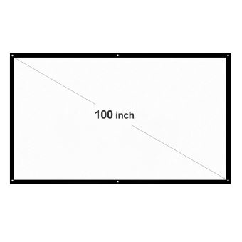 [BX-SF100BFH-CV] Snowhite Ecran de projection Fixe 4K 100" 16:9